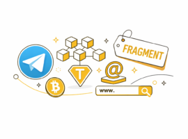 ChatGPT Image 2 мар. 2026 г., 12_25_36 Лого месенджеру Телеграм, біткоїн, ефір та лого Fragment