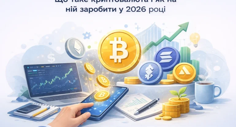 Основи криптовалюти та способи заробітку на крипторинку