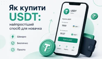 Купівля USDT через мобільний криптогаманець