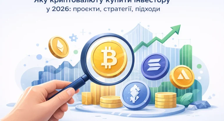 Вибір перспективної криптовалюти для інвестування у 2026 році