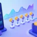 DCA-стратегії в криптовалюті з регулярними покупками Bitcoin та Ethereum, графіком росту, календарем і криптогаманцем.